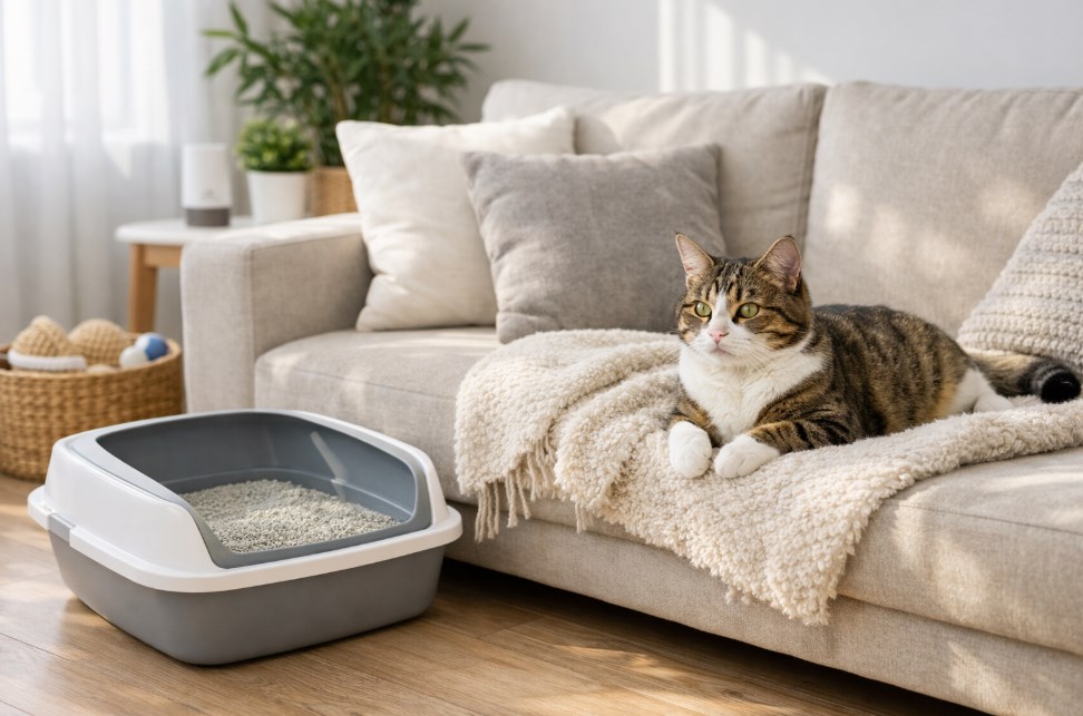 Jak pozbyć się zapachu kota w domu