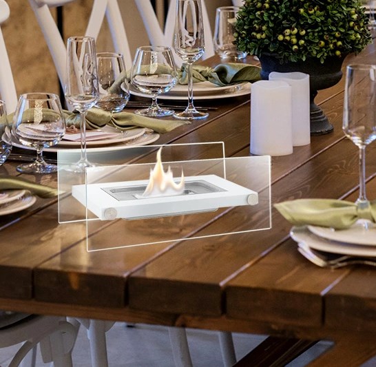 biokominki na zewnątrz