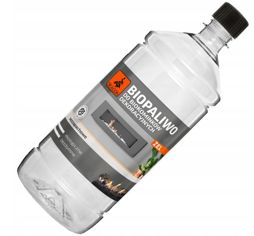 Żelowe biopaliwo do biokominka
