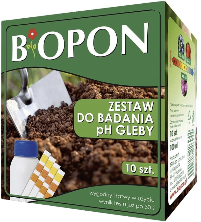zestaw do badania ph gleby