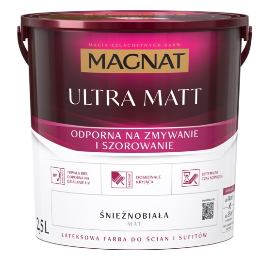 farba magnat ultra mat do ścian i sufitów