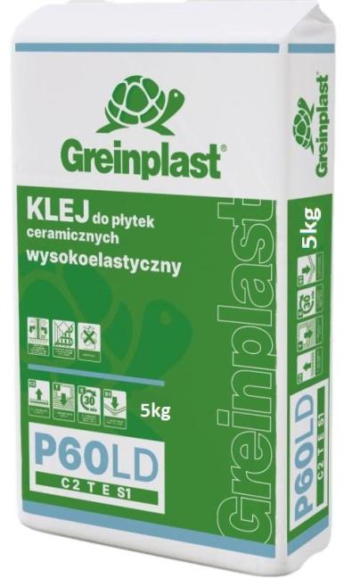 Greinplast P60LD klej do płytek wysokoelastyczny niskopylący 5 kg