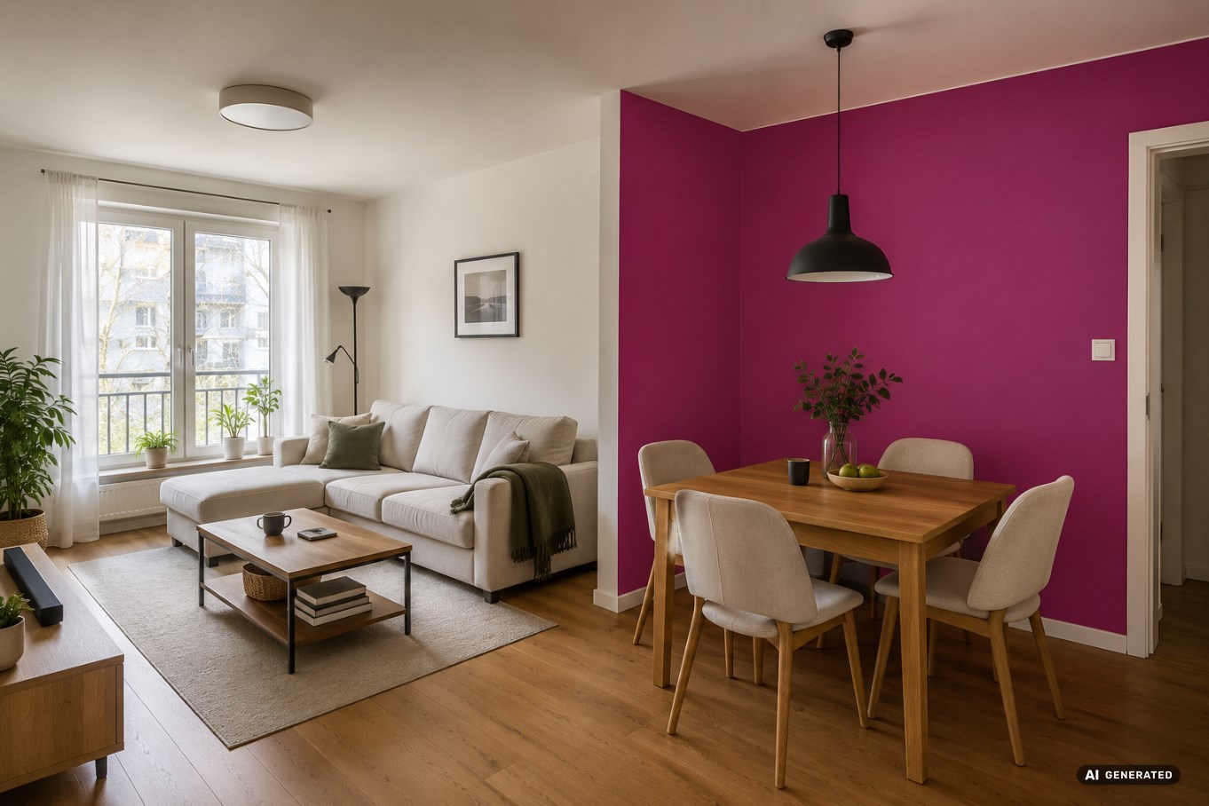 Farba ceramiczna Greinplast FWC30 Purpurowa Magnolia – matowa, plamoodporna, 1 klasa szorowania