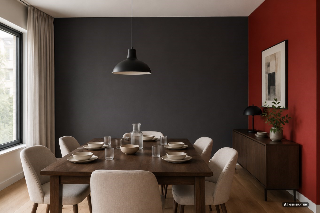 Farba ceramiczna Greinplast FWC50 Wypalony Węgiel 1 l – matowa, plamoodporna, 1 klasa szorowania