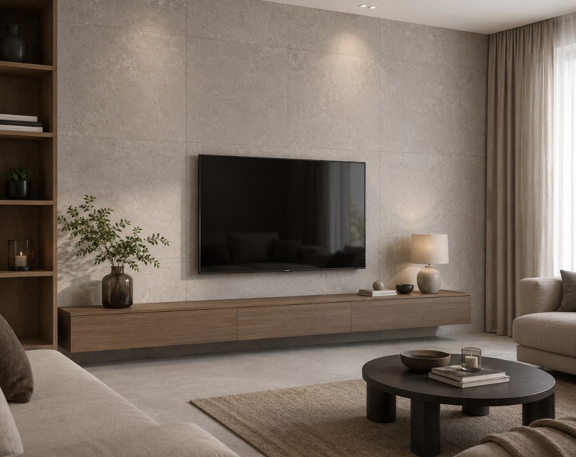 Gres Monili Middle Ceramstic 60x60 szary mat z carvingiem