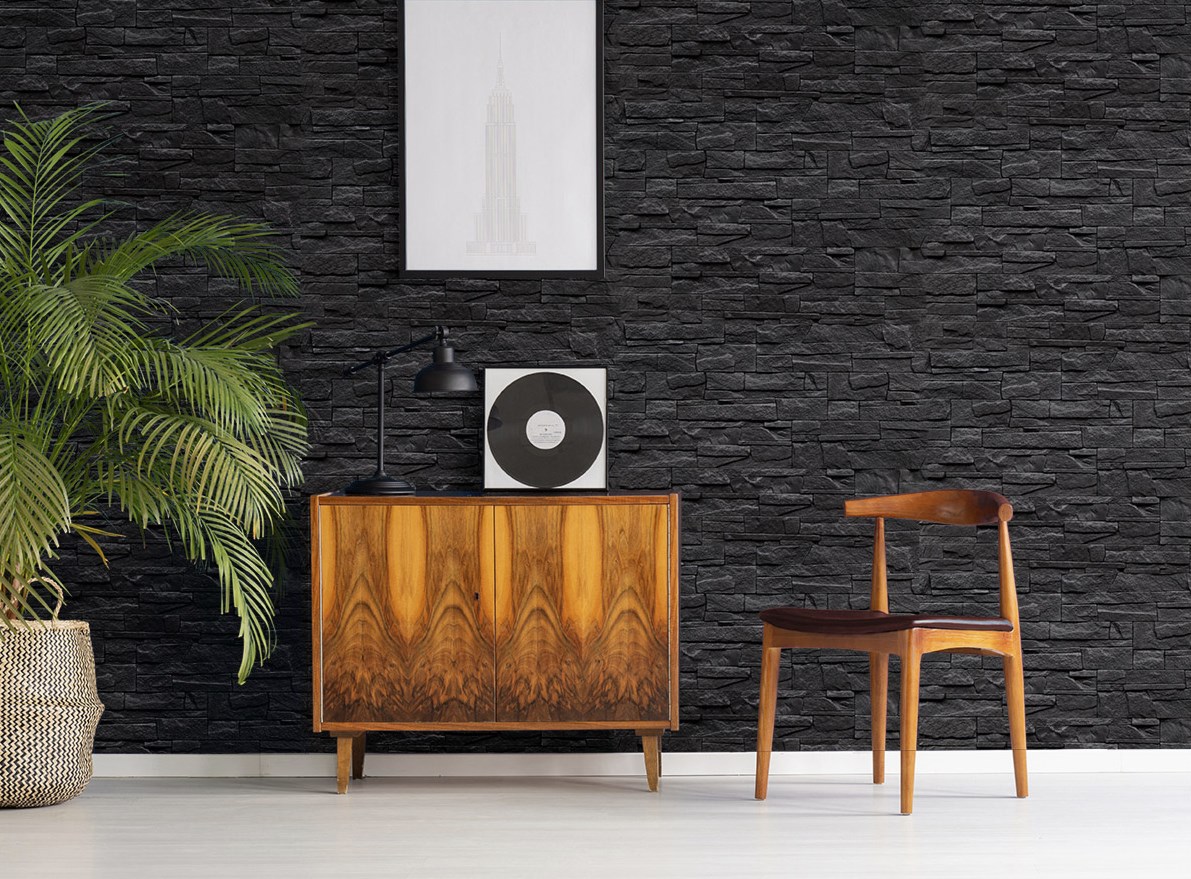 Kamień dekoracyjny betonowy Lazzaro 5 Brokat Max-Stone czarny