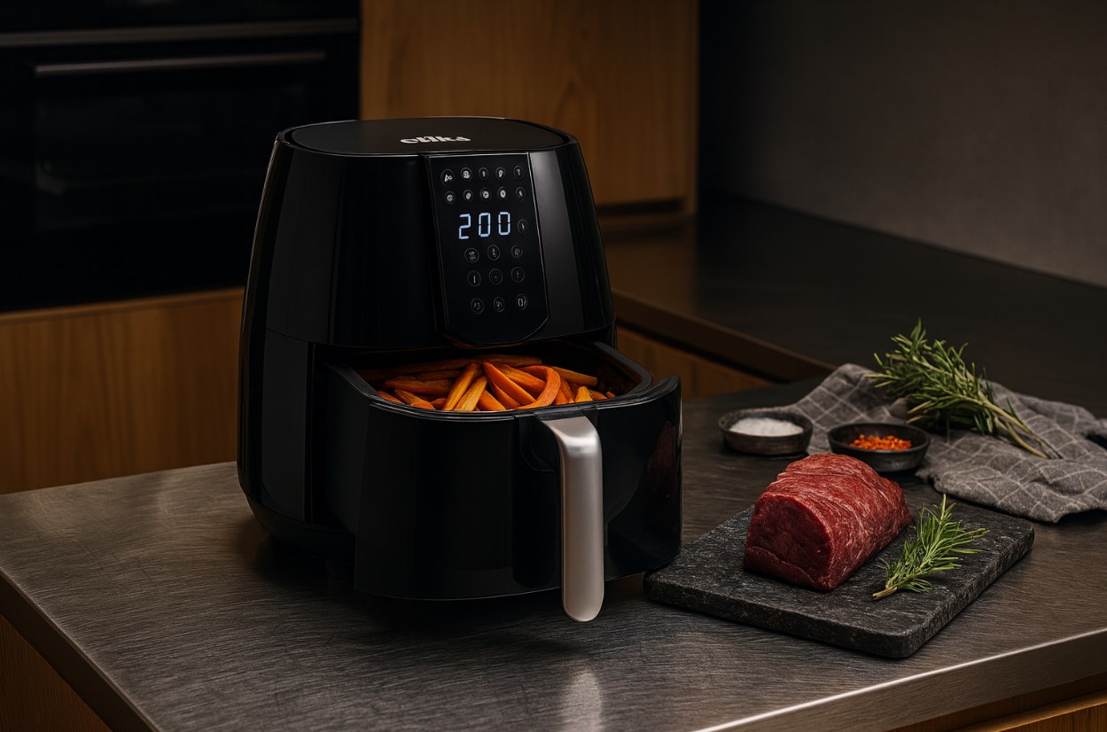 Frytkownica beztłuszczowa ETIKA ET06/F o pojemności 4 l i mocy 1450 W