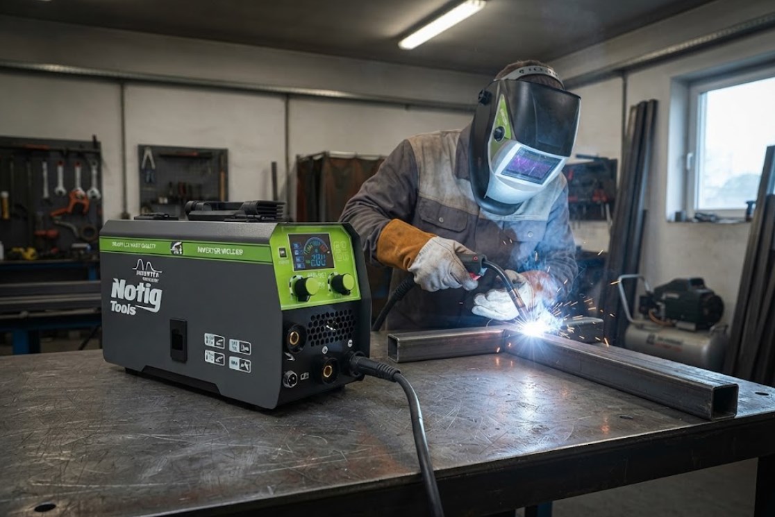 Spawarka inwerterowa NOTIG MIG-200 200 A MIG Flux MMA TIG Lift