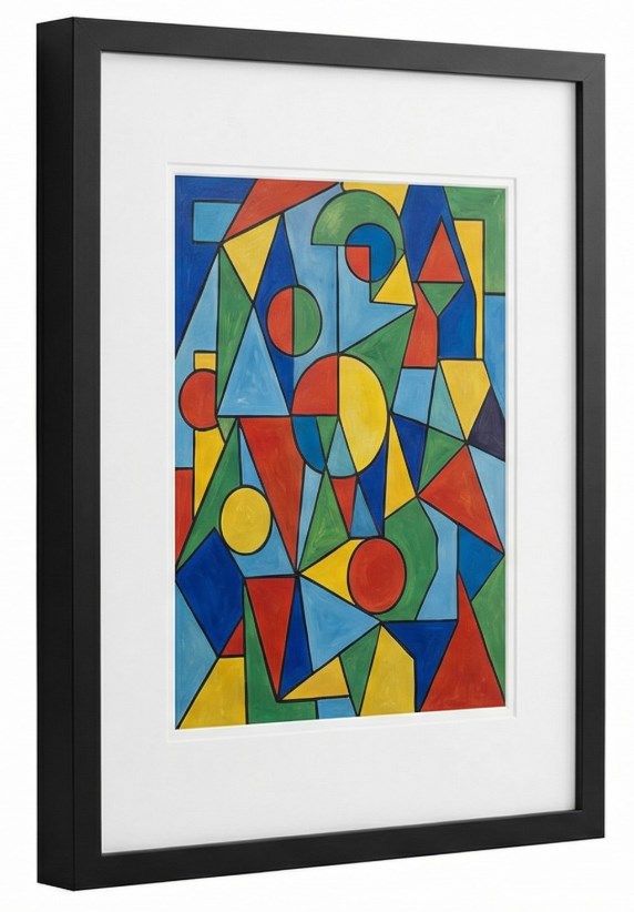 BD Art ramka na zdjęcie i plakat 40x50 cm czarna z passe-partout 30x40 cm