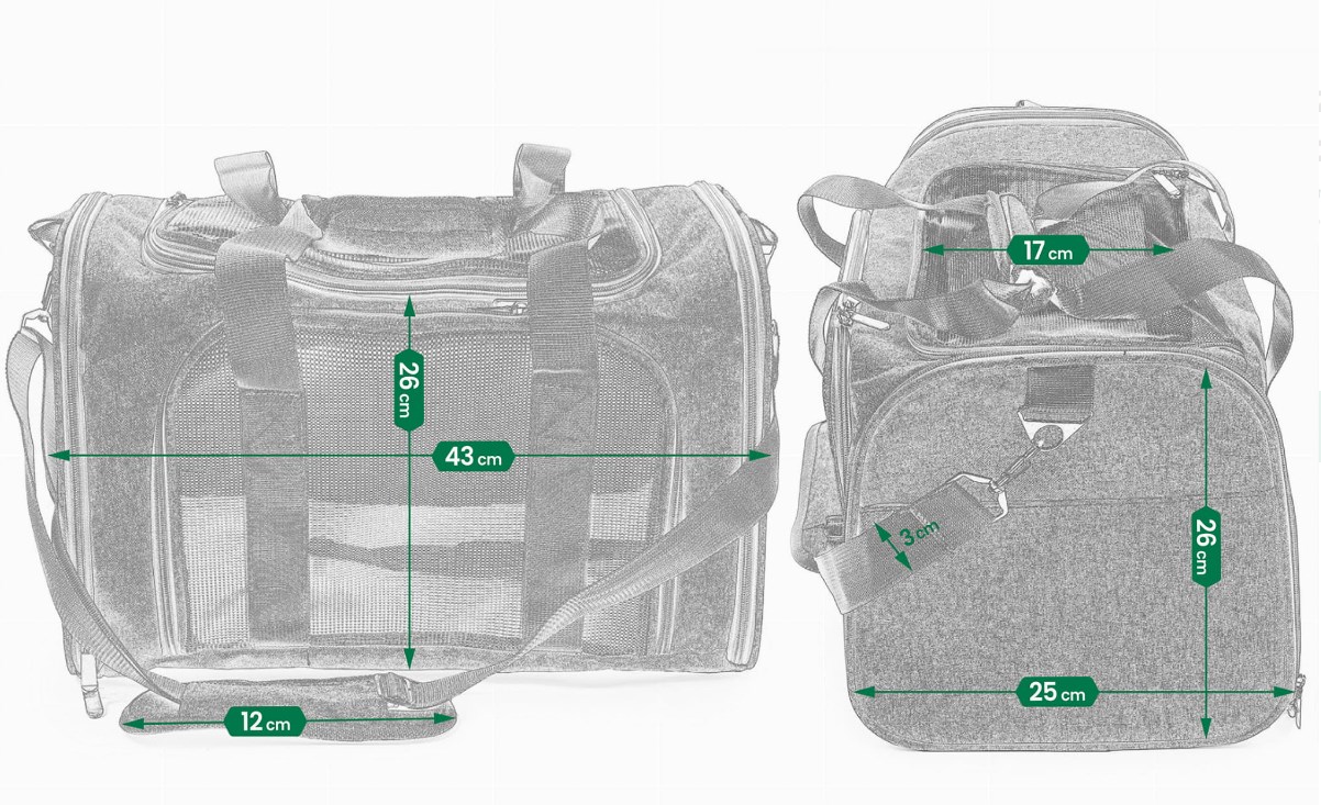 wymiary transportera dla zwierzat