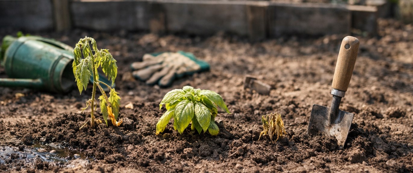 Dlaczego rośliny po posadzeniu nie rosną?