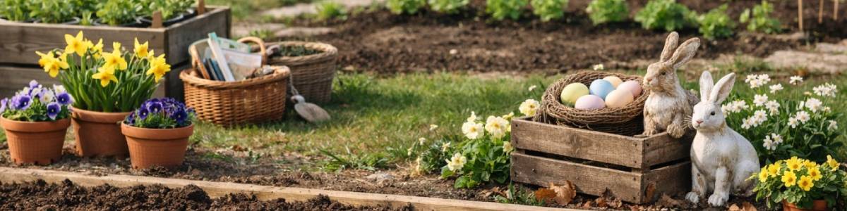 Jak przygotować ogród na Wielkanoc – porządki, dekoracje i pierwsze nasadzenia