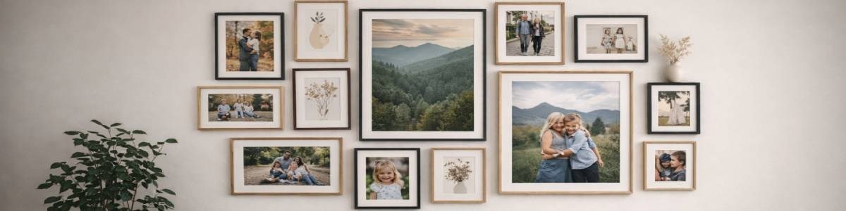 Ściana wspomnień — jak stworzyć idealną kompozycję z ramek?
